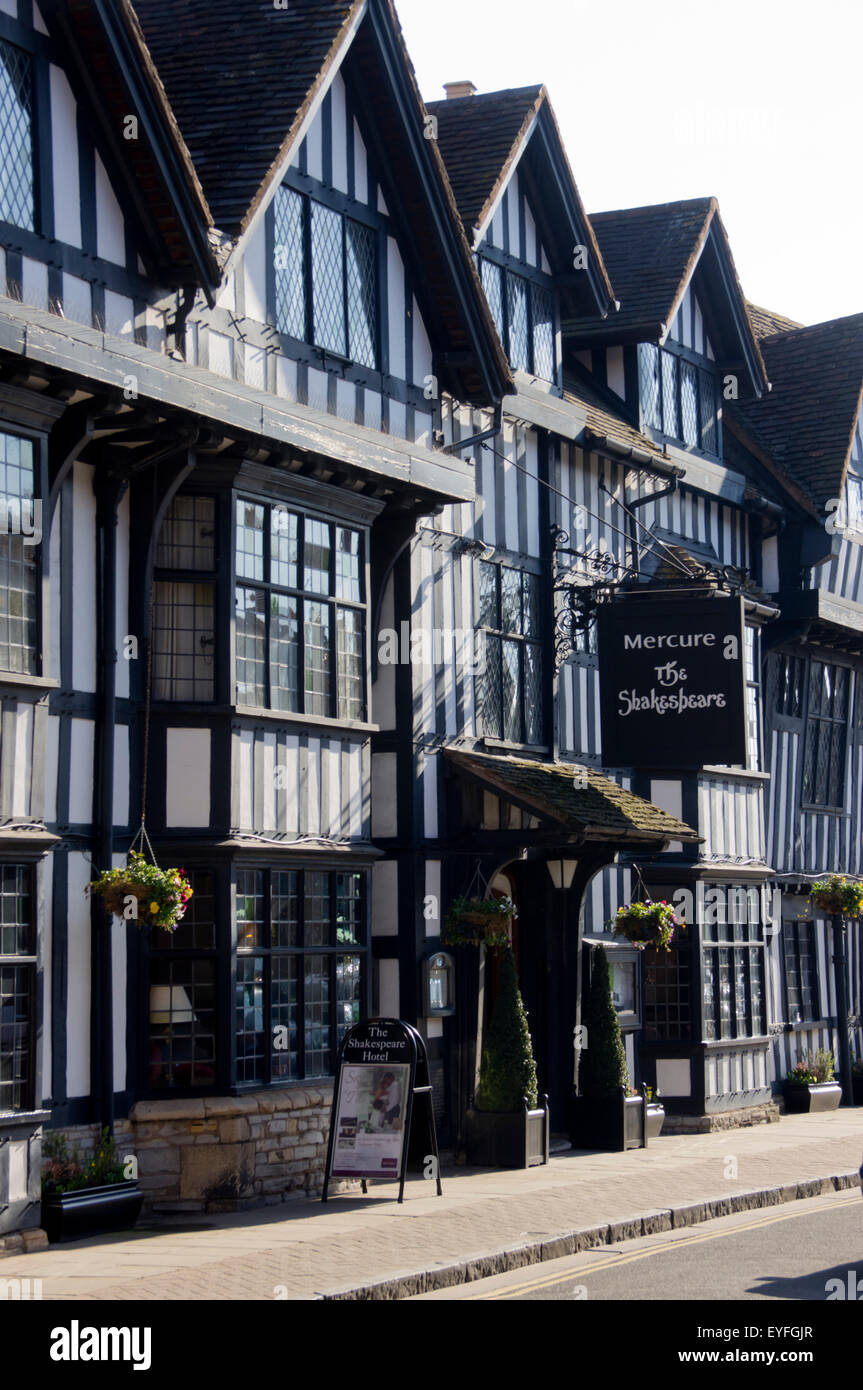 Europa, Großbritannien, England, Warwickshire, Stratford-Upon-Avon Stadt. Stockfoto