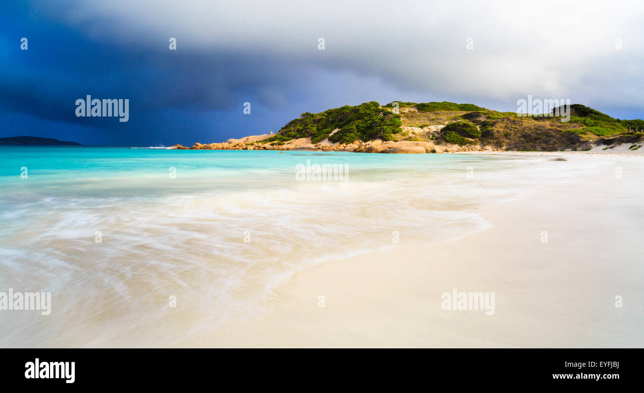 Twilight Strandbucht in Esperance, Western Australia, Australia Stockfoto