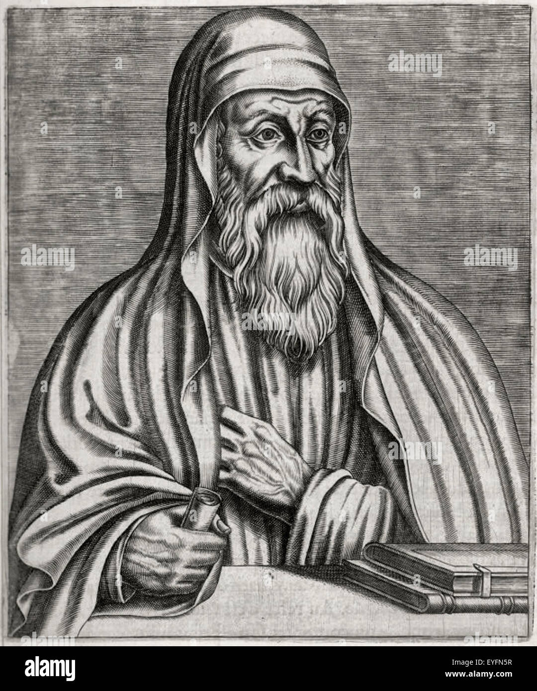 Origenes war ein Gelehrter und frühe christliche Theologe, geboren und verbrachte die erste Hälfte seiner Karriere in Alexandria Stockfoto