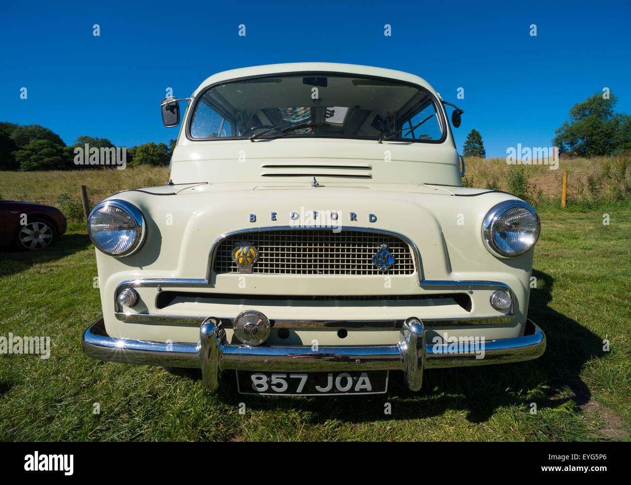 1962 Bedford Dormobile Roma Wohnmobil. Stockfoto