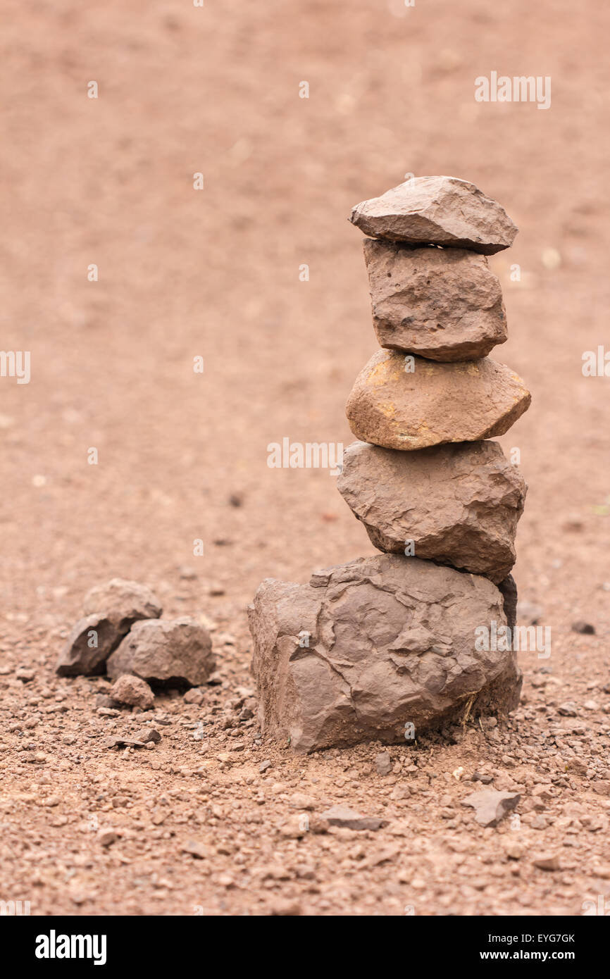 Art Stones, ihren Glauben zu erneuern. Stockfoto