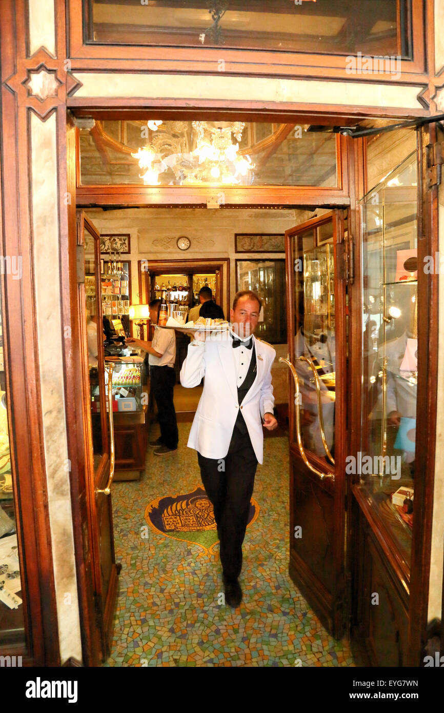 Cafe Florian, Venedig, Italien Stockfoto