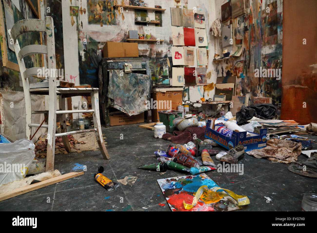 Kunst Nacht Venezia, Accademia di Belle Arti di Venezia Stockfoto