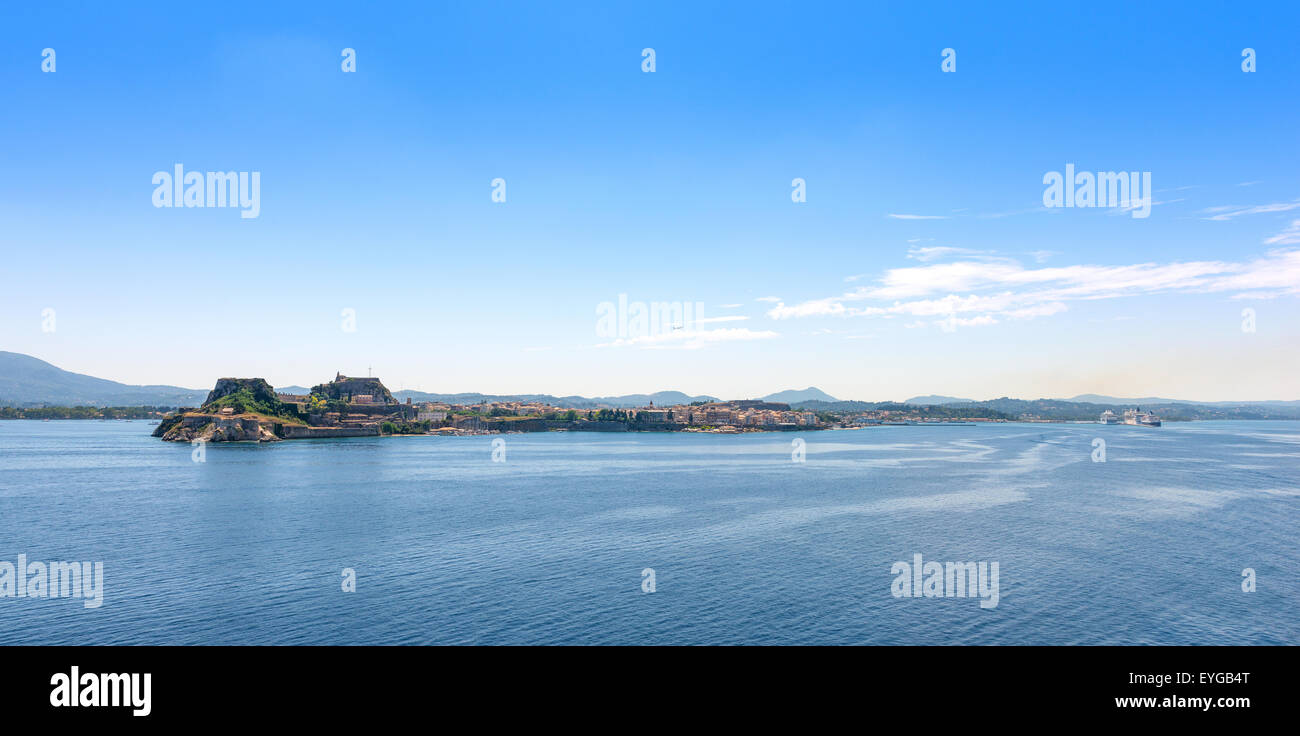 Alte Festung, Korfu, Griechenland Stockfoto