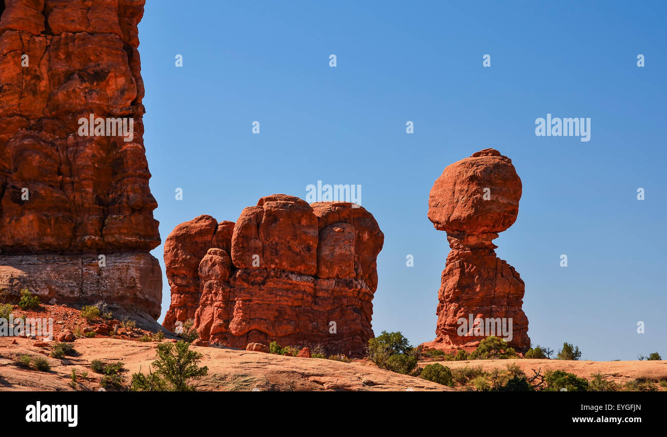 Colorado National Monument, Arches-Nationalpark, Ghost Rock Canyon Stockfoto