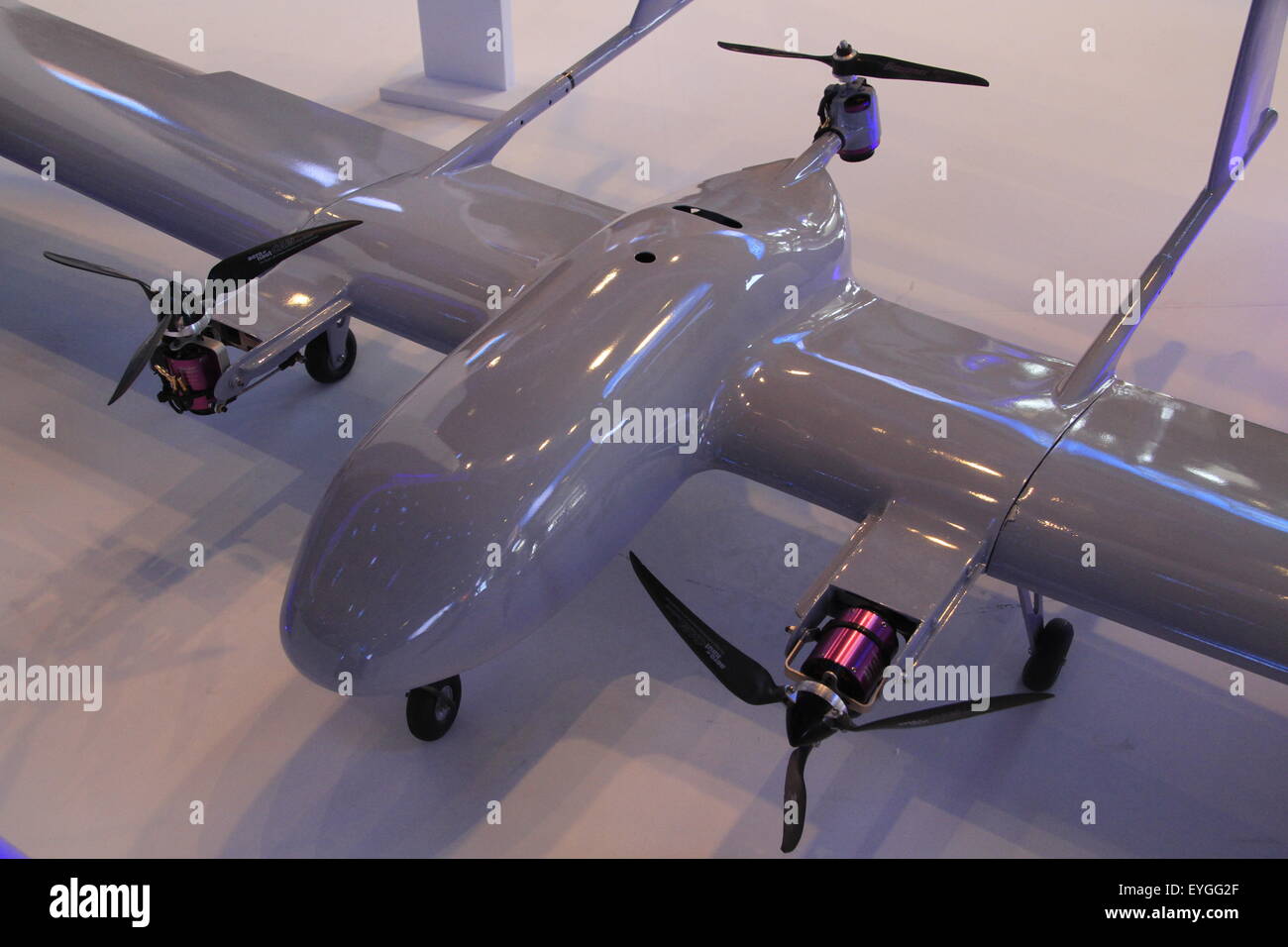 Israel Aerospace Industries (IAI) machte Mini Panther Uav AUS & R (autonome, unbemannte Systeme & Robotik) 2013 Expo Konferenz und Ausstellung in Rishon Letzion Stockfoto