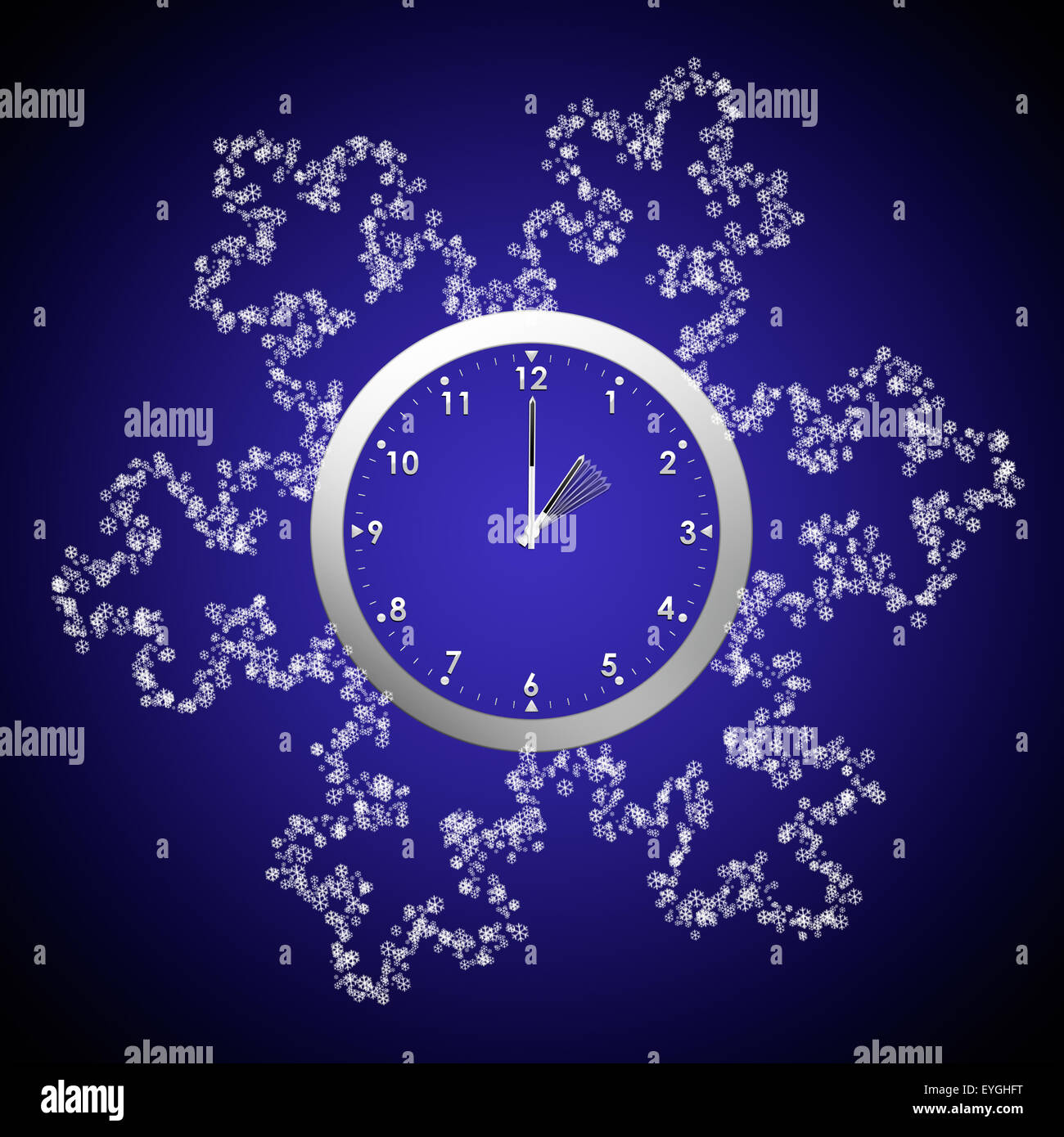 Sommer-und Winterzeit. Uhr zurück in den Winter. Stockfoto