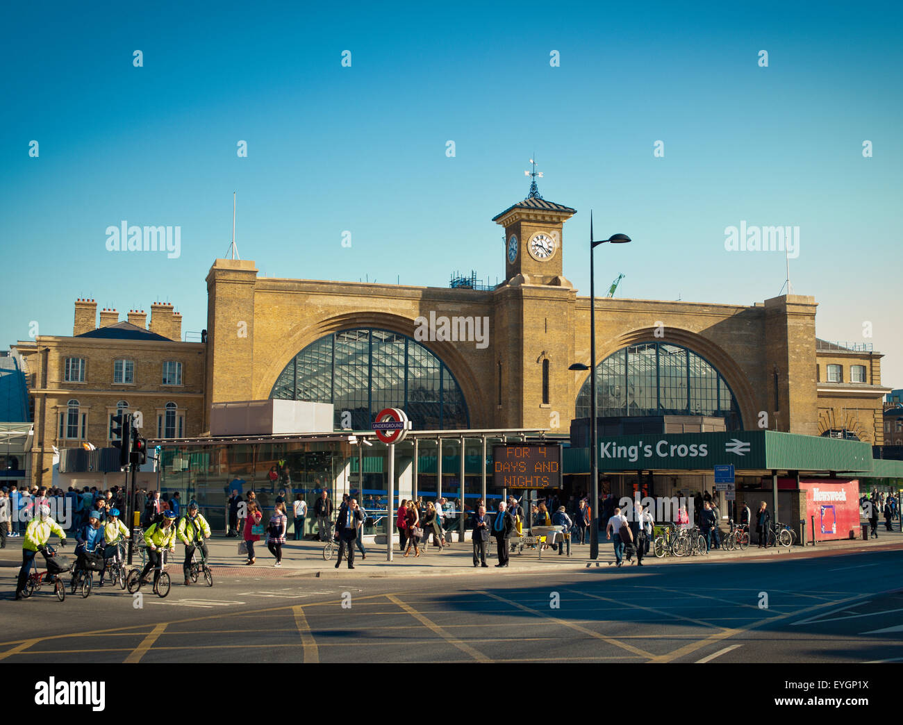 Großbritannien, England, Kings Cross Station; London Stockfoto