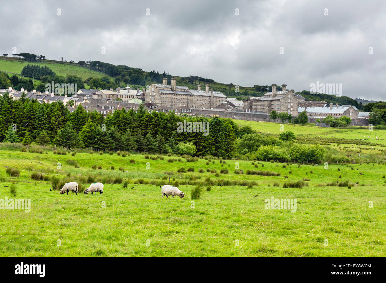 HM Gefängnis Dartmoor, Princetown, Dartmoor, Devon, England, Vereinigtes Königreich Stockfoto