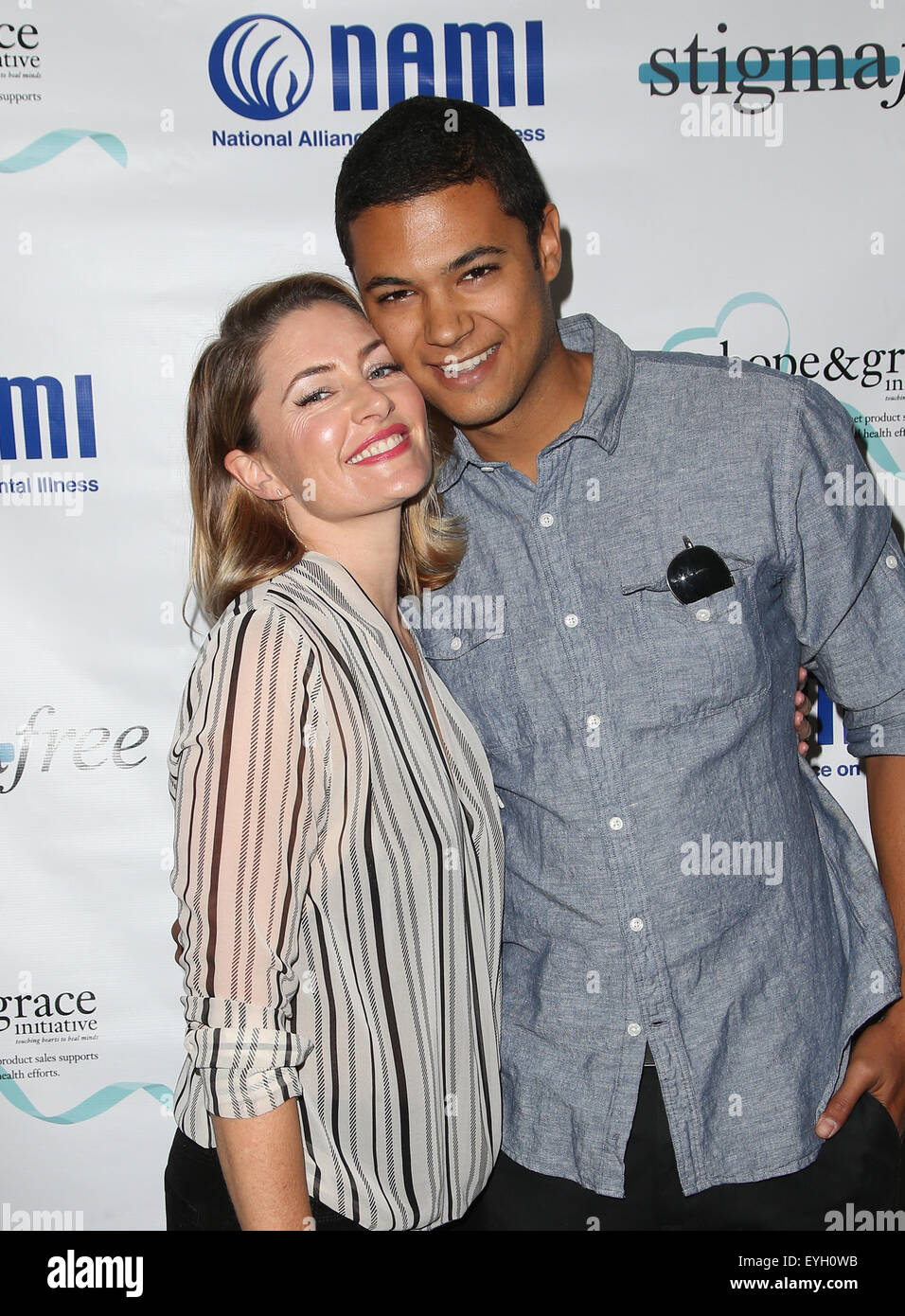 Nationale Allianz auf Geisteskrankheit (NAMI) Luncheon mit: Madchen Amick,  Sylvester Zeit Amick-Alexis wo: Los Angeles, California, Vereinigte Staaten  von Amerika bei: 28. Mai 2015 Stockfotografie - Alamy