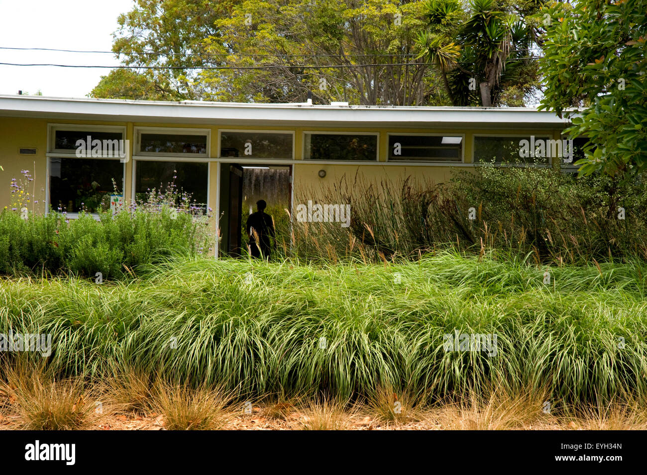 Case Study House in Mar Vista Gegend von Los Angeles, CA Stockfoto