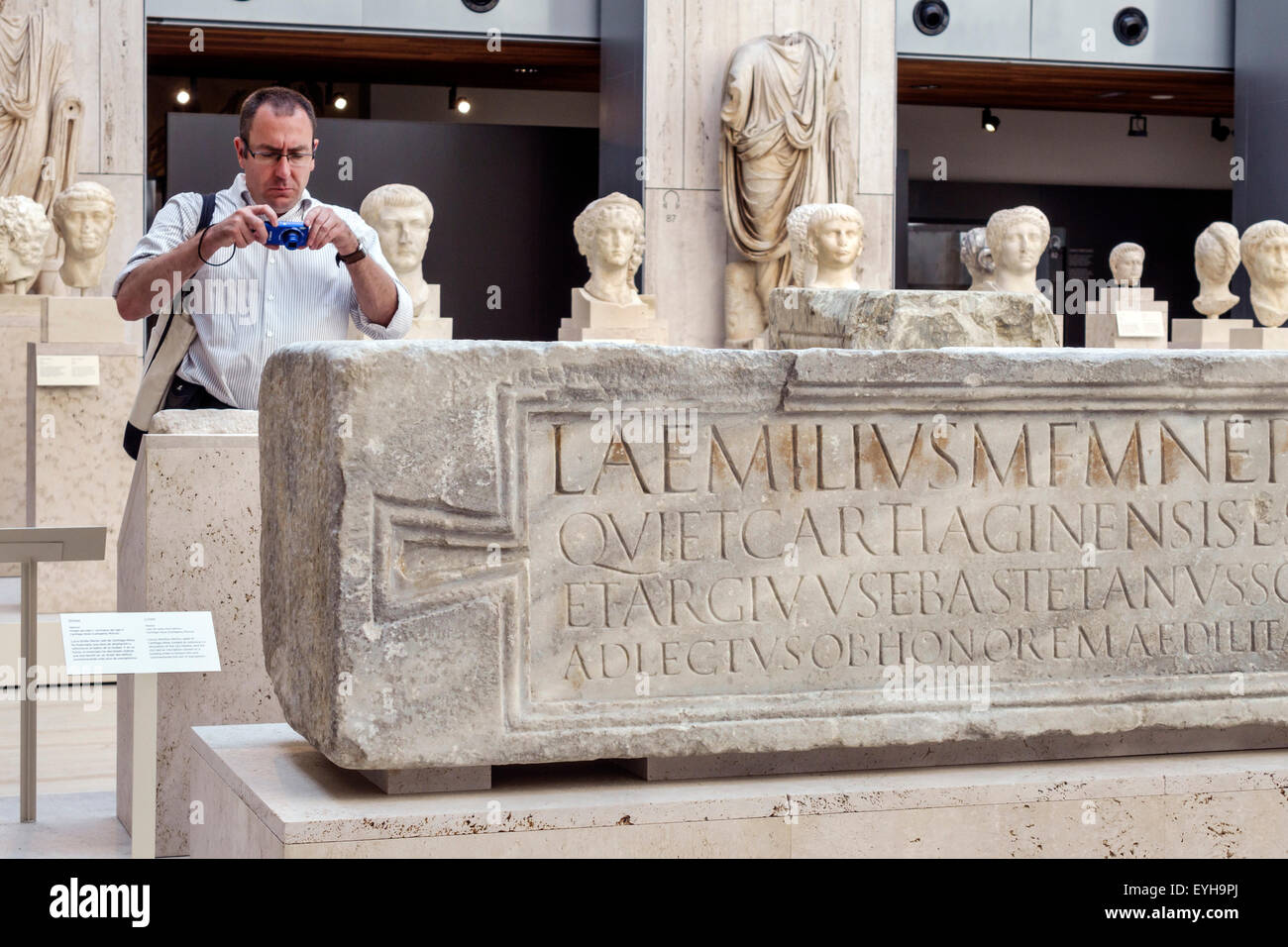 Madrid Spanien,Europa,Spanisch,Recoletos,Salamanca,Calle de Serrano,Museo Arqueologico Nacional,Archäologisches Nationalmuseum,Innenbereich,Ausstellung ex Stockfoto