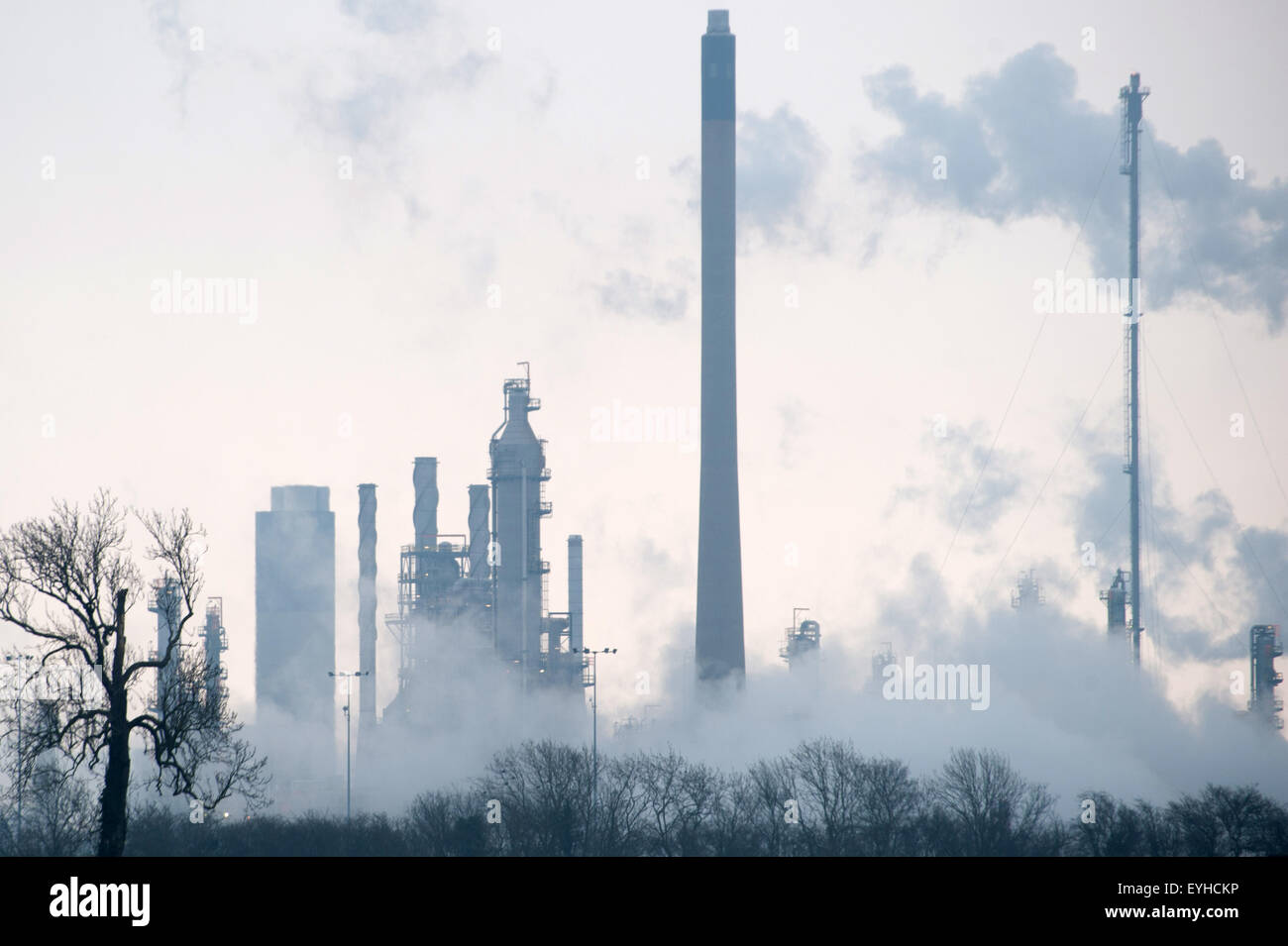 Immingham Ölraffinerie, Lincolnshire Stockfoto