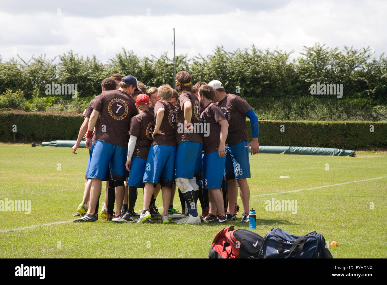 Ultimate Frisbee UK Open Stockfoto