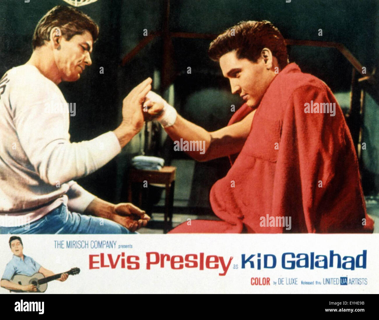 Kid Galahad - 1962 - Elvis Presley - Filmposter Stockfoto