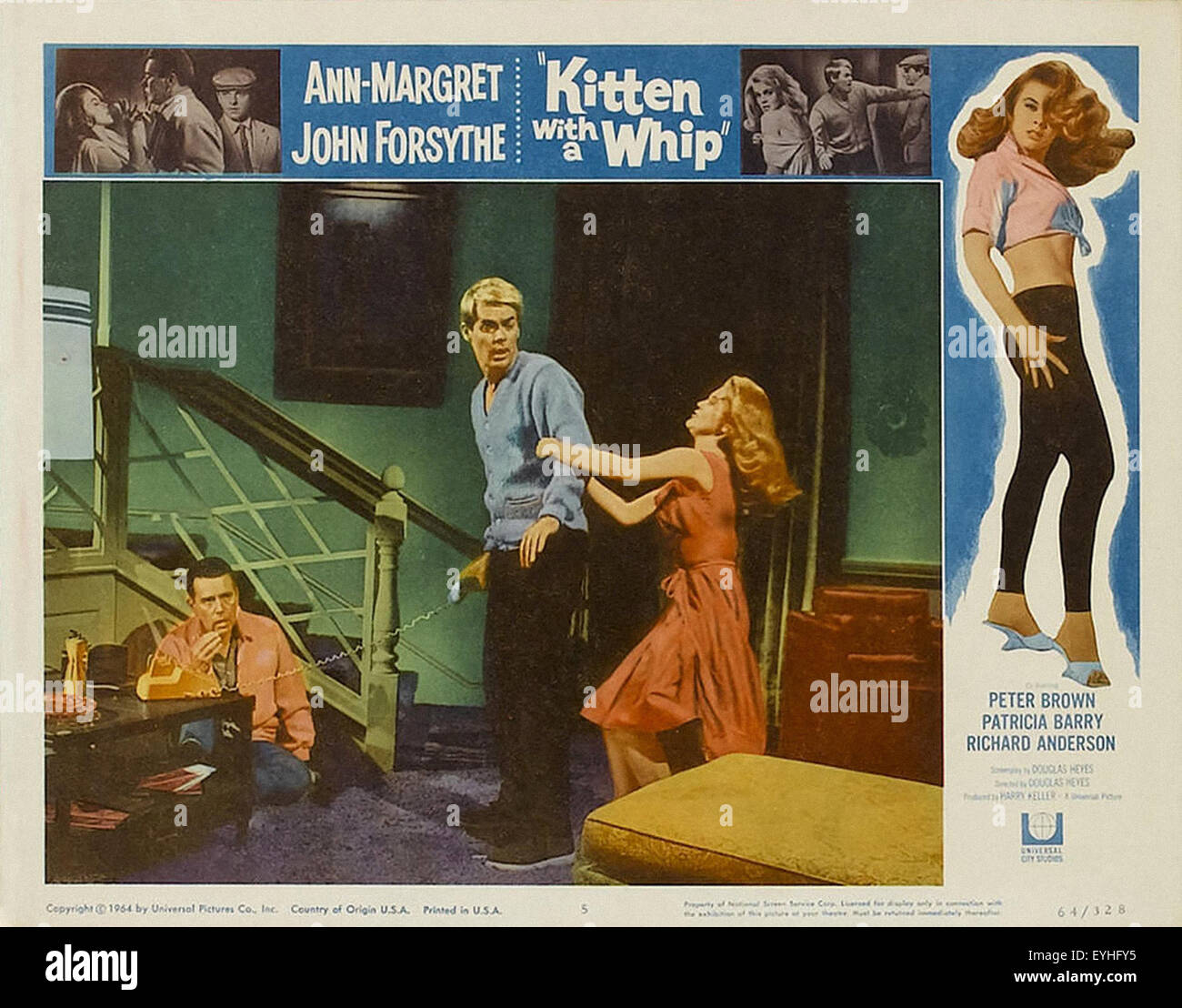Kätzchen mit einer Peitsche - Ann-Margret - Filmplakat Stockfoto
