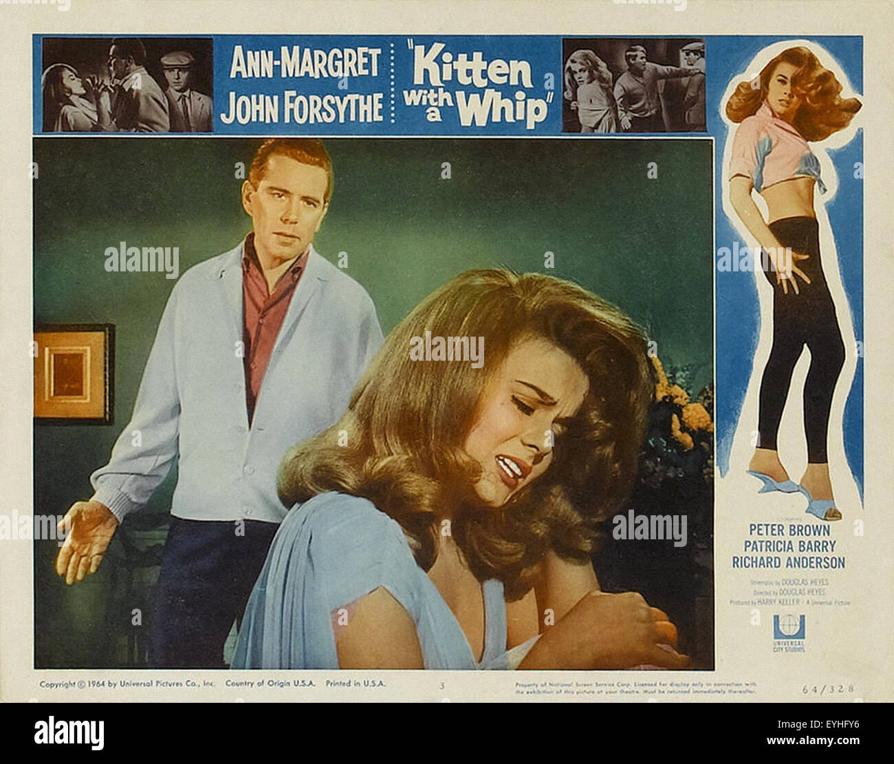 Kätzchen mit einer Peitsche - Ann-Margret - Filmplakat Stockfoto