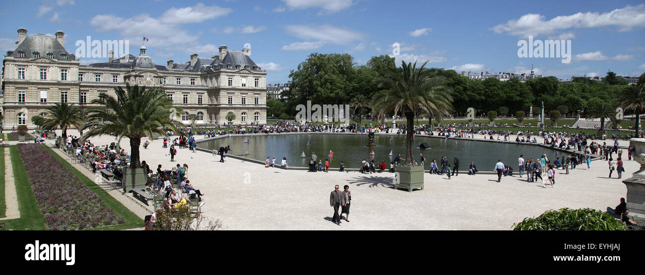 Luxemburg-Garten Jardin du Luxembourg in Paris Frankreich Stockfoto