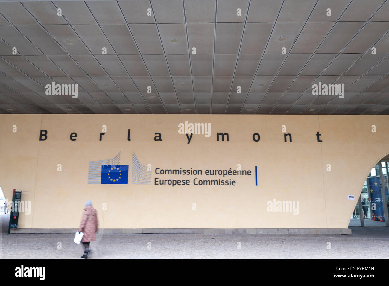 Hauptsitz der Europäischen Kommission Stockfoto