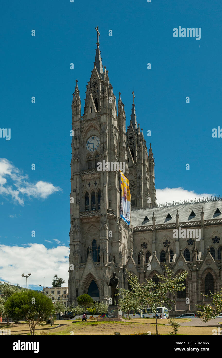 Basilika del Voto Nacional, Quito, Ecuador Stockfoto