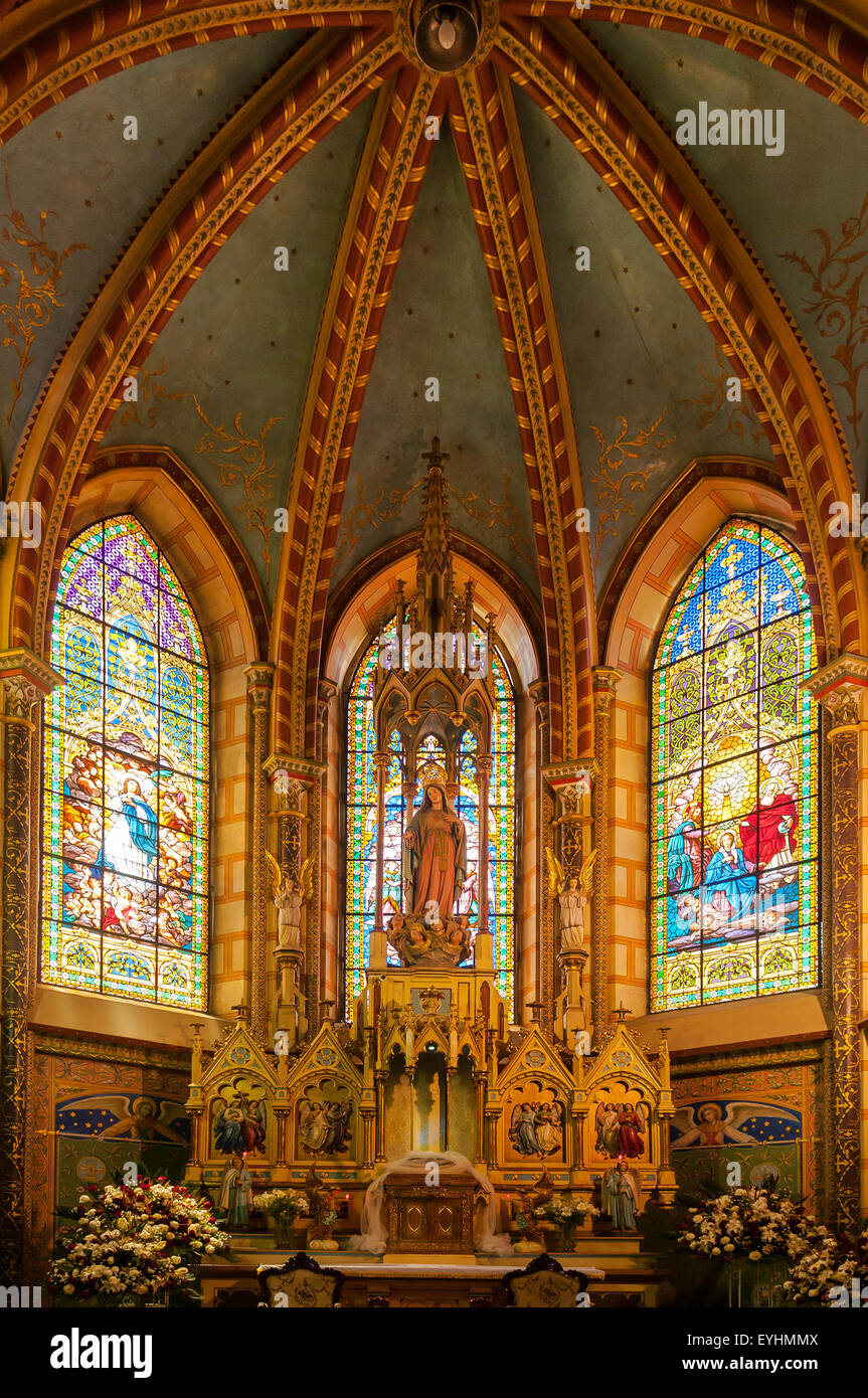 La Capilla der Basilika del Voto Nacional, Quito, Ecuador Stockfoto