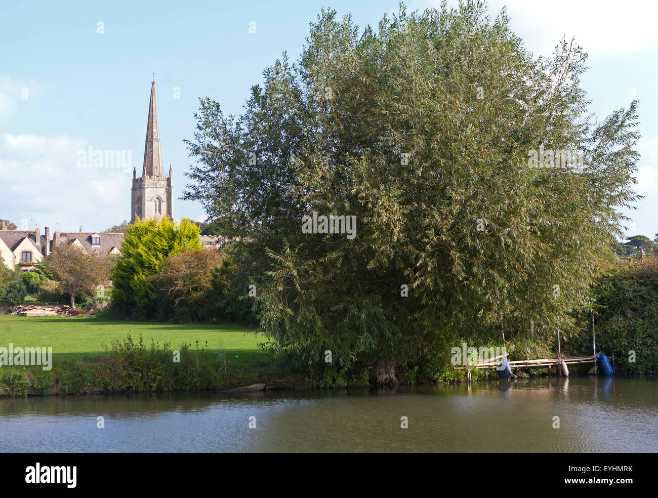 St.-Lorenz-Kirche, Lechlade auf Themse, Gloucestershire, England, UK Stockfoto