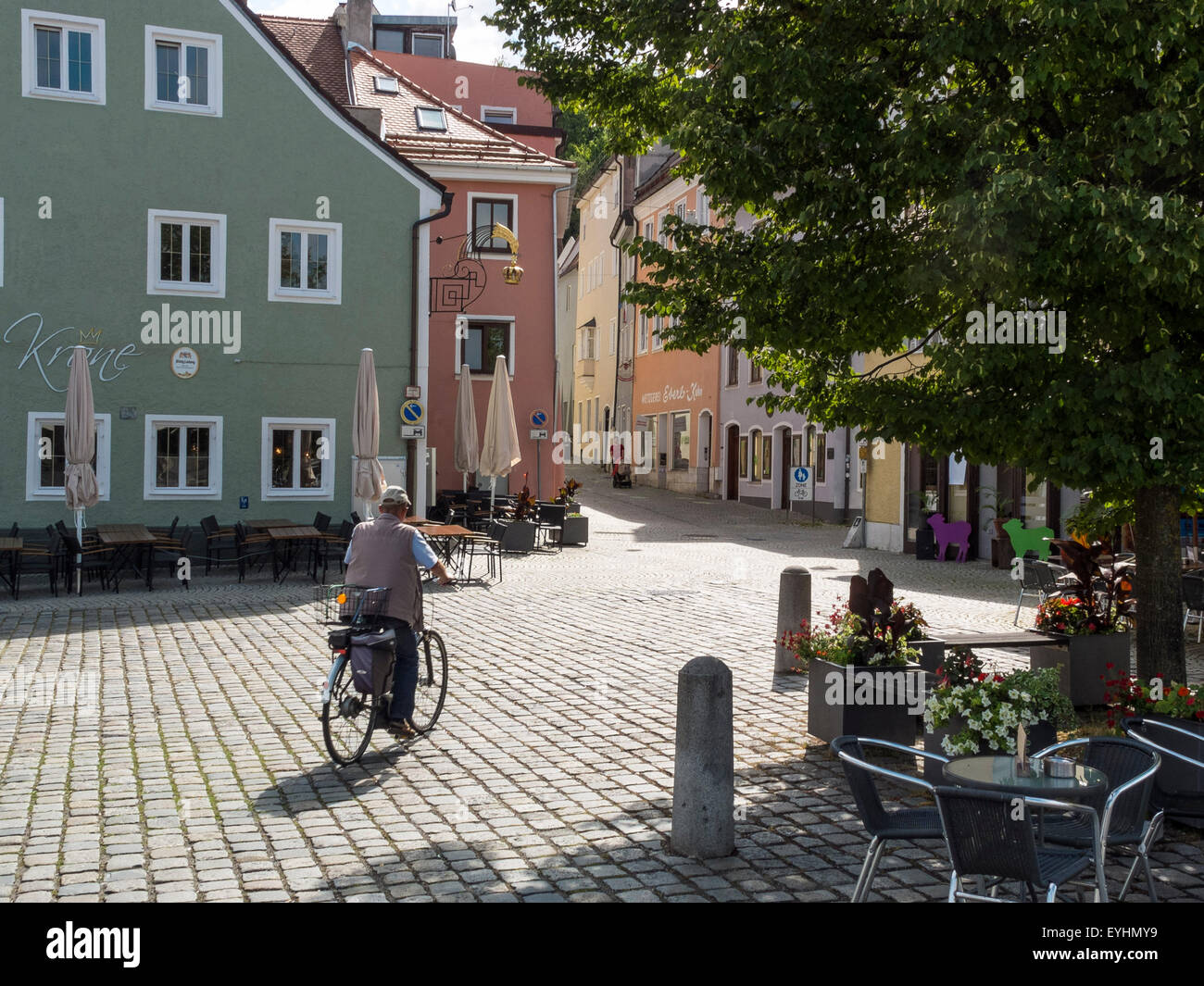 Landsberg am Lech, Salzgasse, Bayern, Deutschland Stockfoto