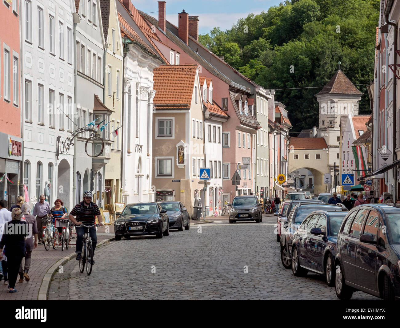Landsberg am Lech - historische Stadt, Bayern, Deutschland Stockfoto