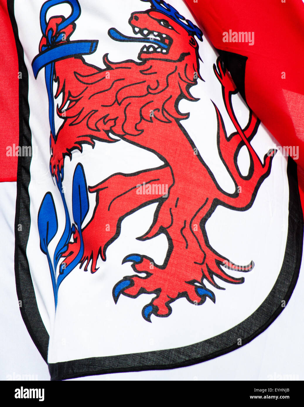 Wappen der Stadt Düsseldorf Deutschland Stockfoto