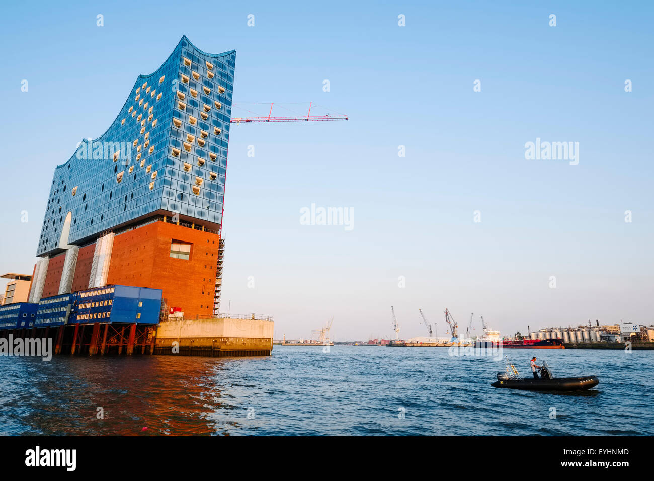 Elbphilharmonie im Quartier HafenCity, Hamburg, Deutschland Stockfoto