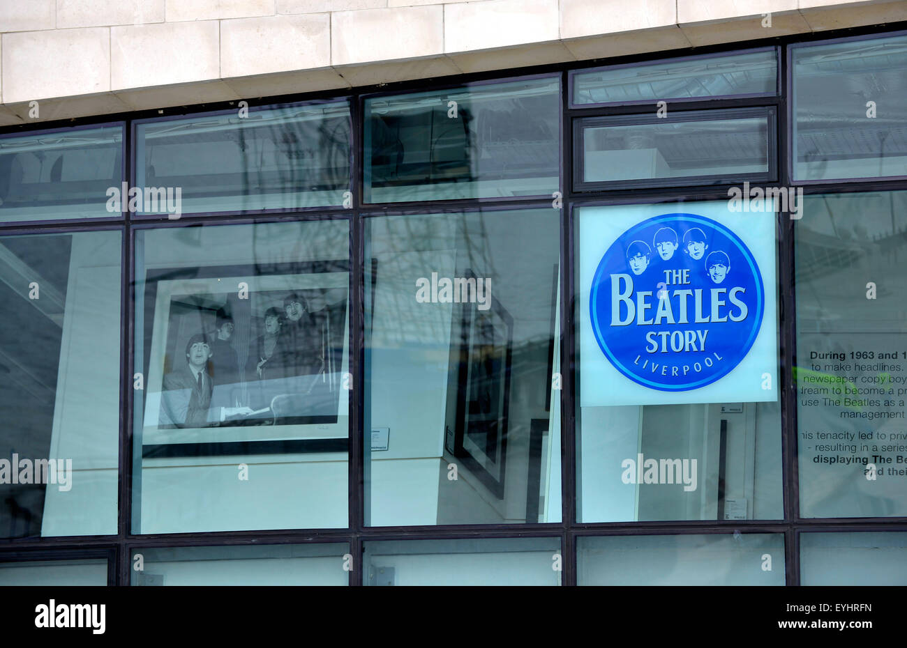 Die Beatles Story Museum, der Stadt von Liverpool, England, UK Stockfoto