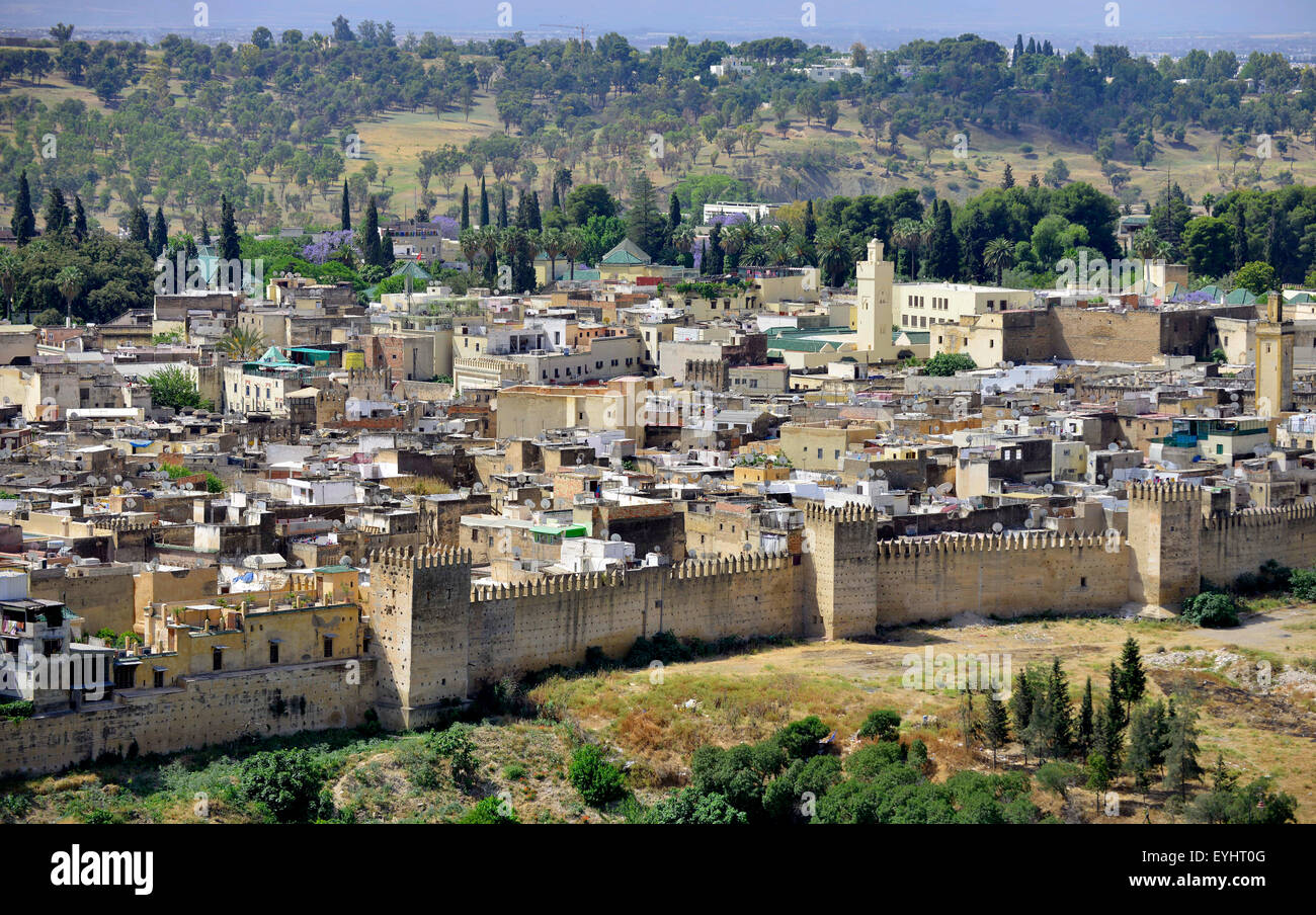 Fez, Altstadt von Fes, Marokko, Nordafrika Stockfoto