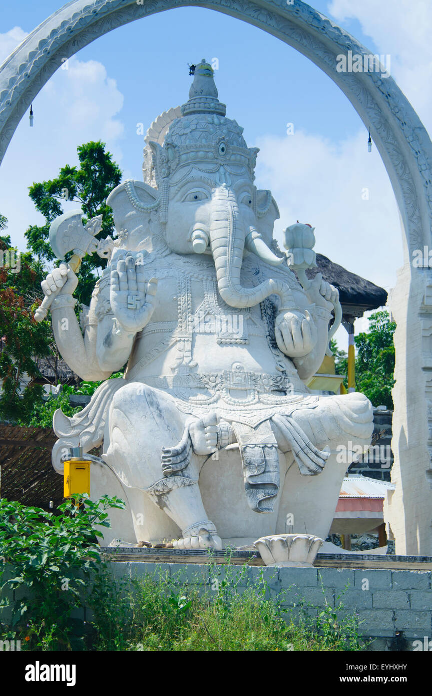 Die riesige Statue von Ganesh, ein Hindu-Gott auf der Insel Menjangan Nationalpark West Bali, Bali, Indonesien, Pazifischen Ozean Stockfoto