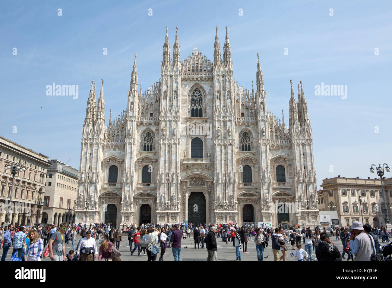 Piazza del Duomo (Mailand), Mailand, Lombardei, Italien Stockfoto