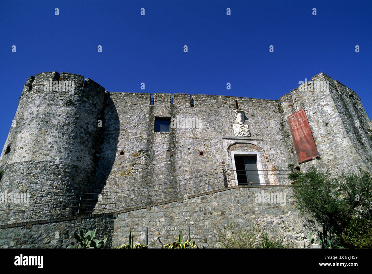 Italien, Ligurien, La Spezia, Schloss San Giorgio, archäologisches Museum Stockfoto