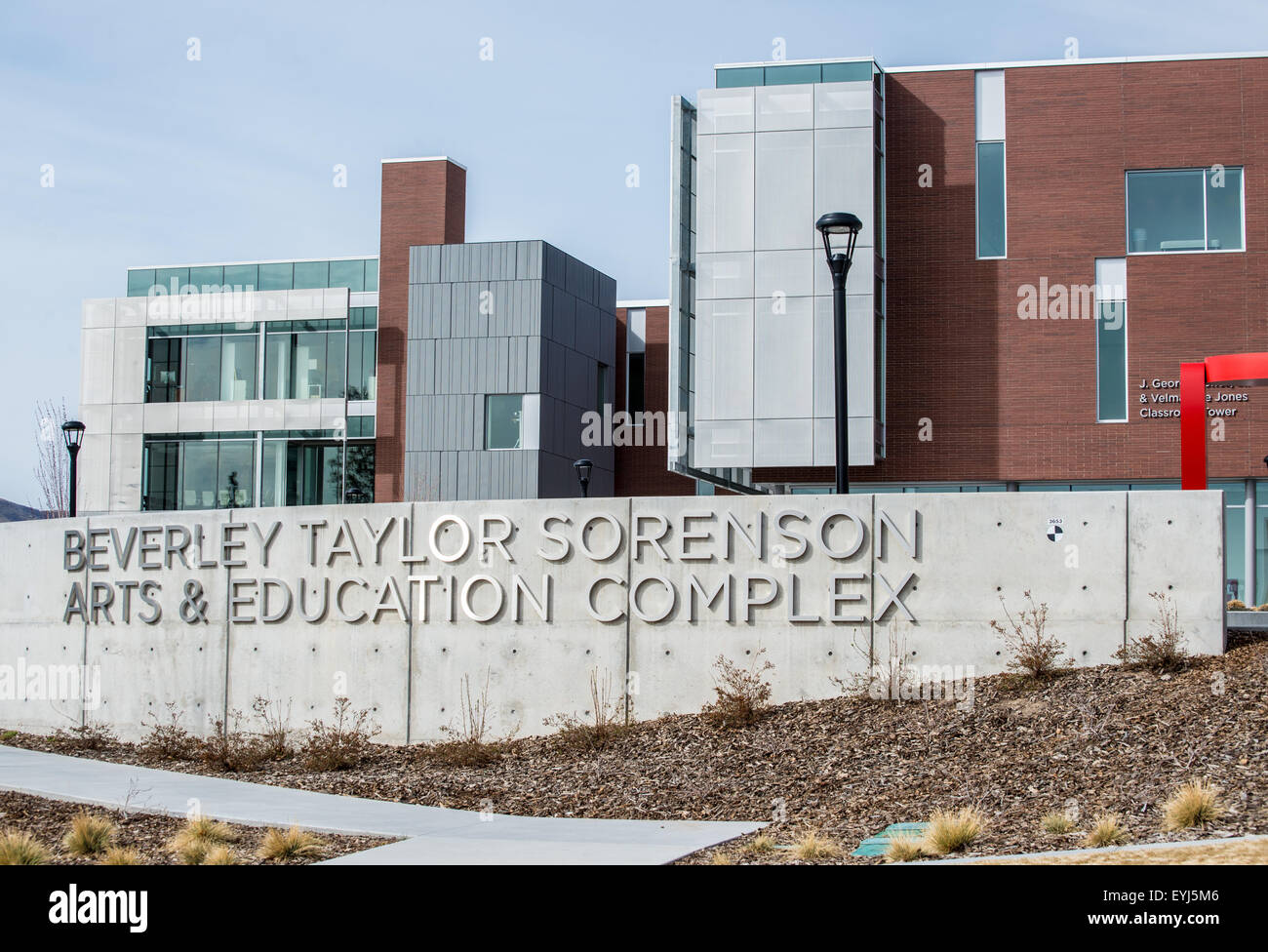 Beverley Taylor Sorenson Kunst und Bildung Komplex - University of Utah - Salt Lake City Stockfoto