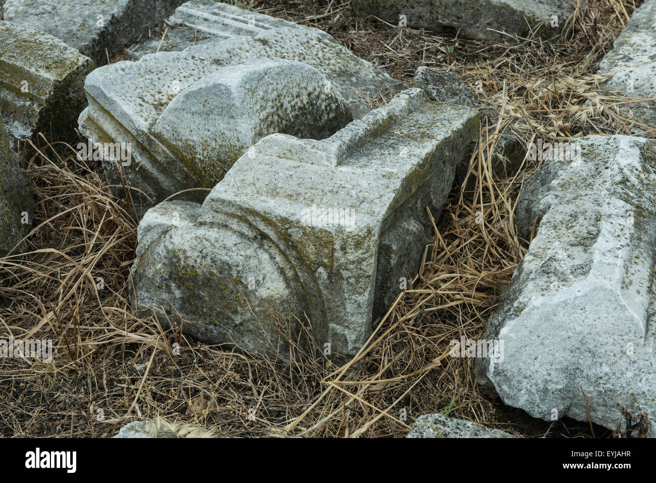 Archäologische Ausgrabungen in Aquileia, Italien. Stockfoto