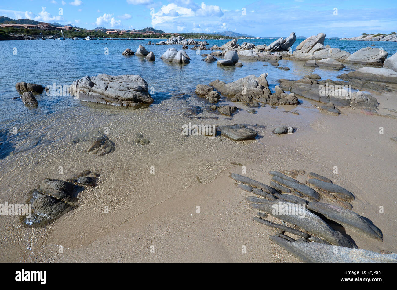 Sardinien, Italien: Felsen und Meer. Stockfoto