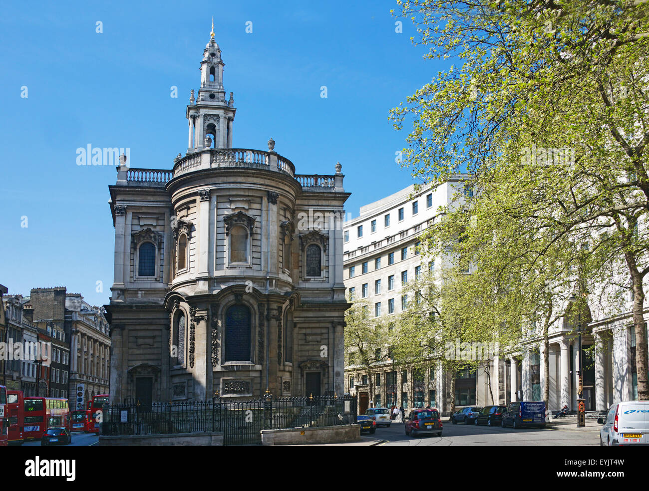 St. Mary-le-Strand London England Stockfoto