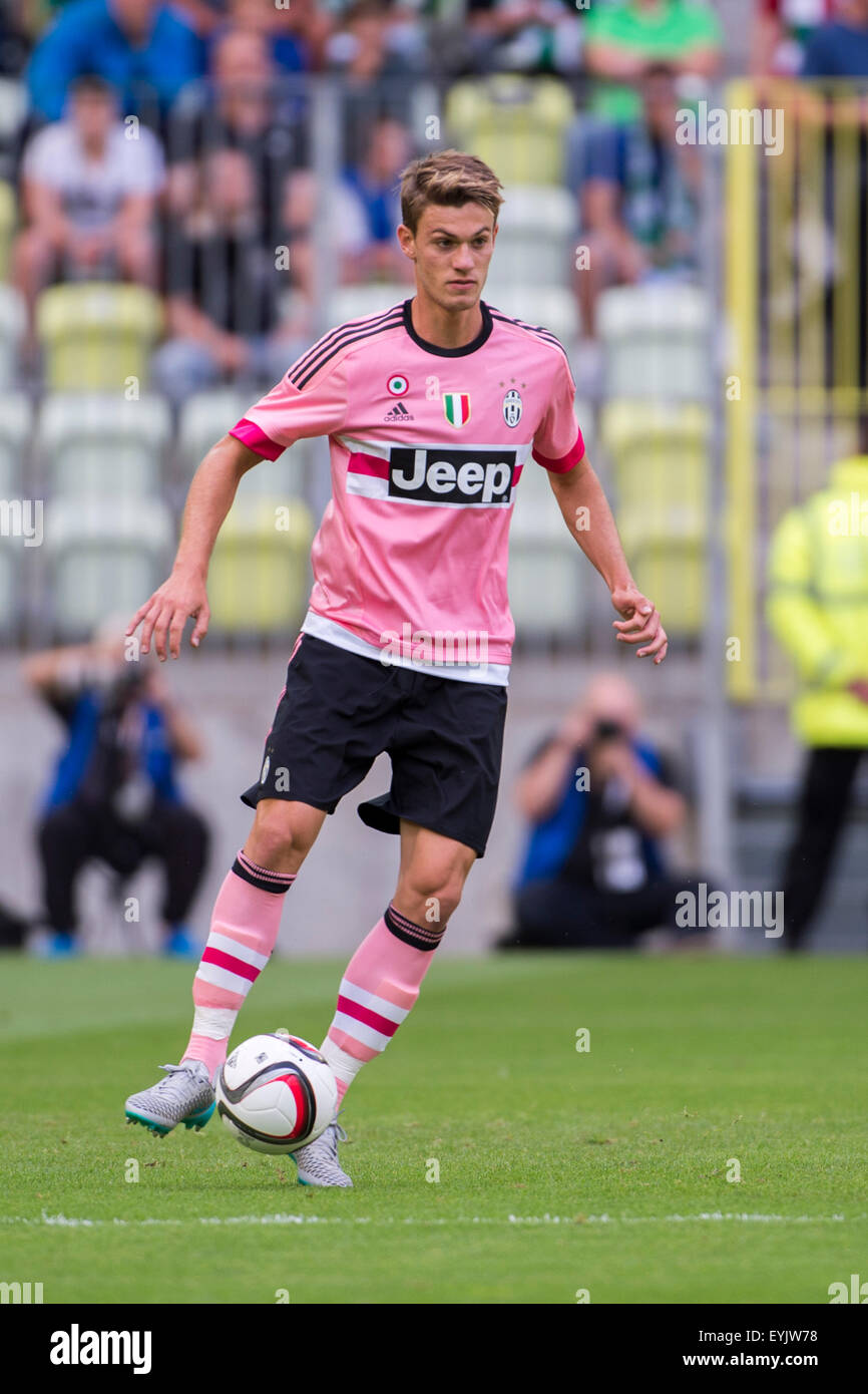 Daniele Rugani (Juventus), 29. Juli 2015 - Fußball / Fußball: Vorsaison Freundschaftsspiel zwischen Lechia Gdansk 1-2 Juventus an PGE Arena Gdańsk in Danzig, Polen. (Foto von Maurizio Borsari/AFLO) Stockfoto