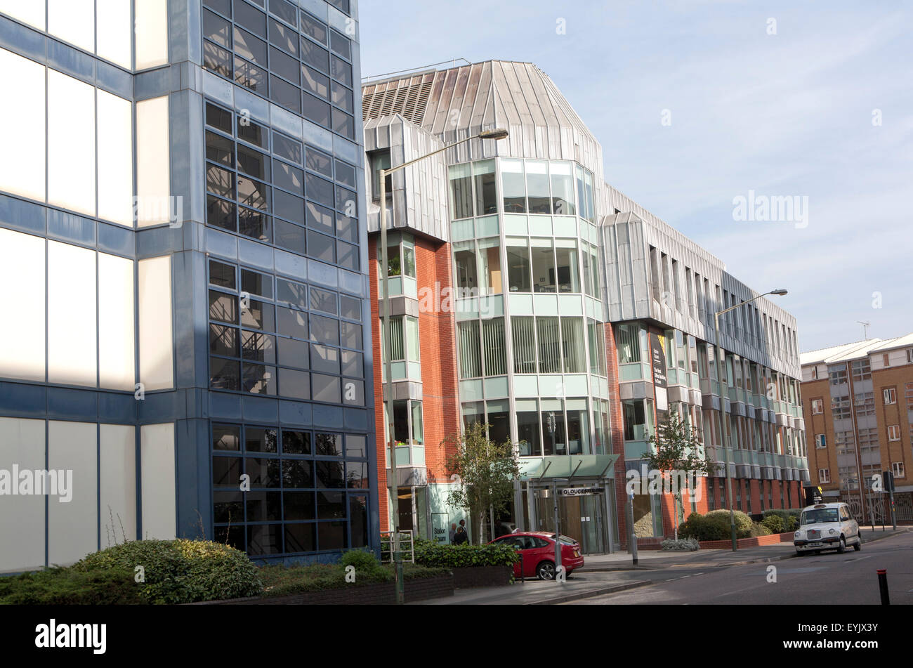 Moderne Architektur Bürogebäude in zentraler Swindon, England, UK Stockfoto