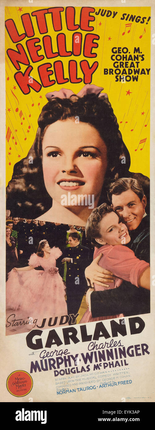 Little Nellie Kelly - Judy Garland - Filmplakat Stockfoto