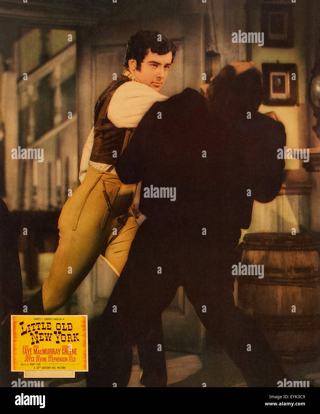 Kleinen alten New York 1940 - Filmplakat Stockfoto