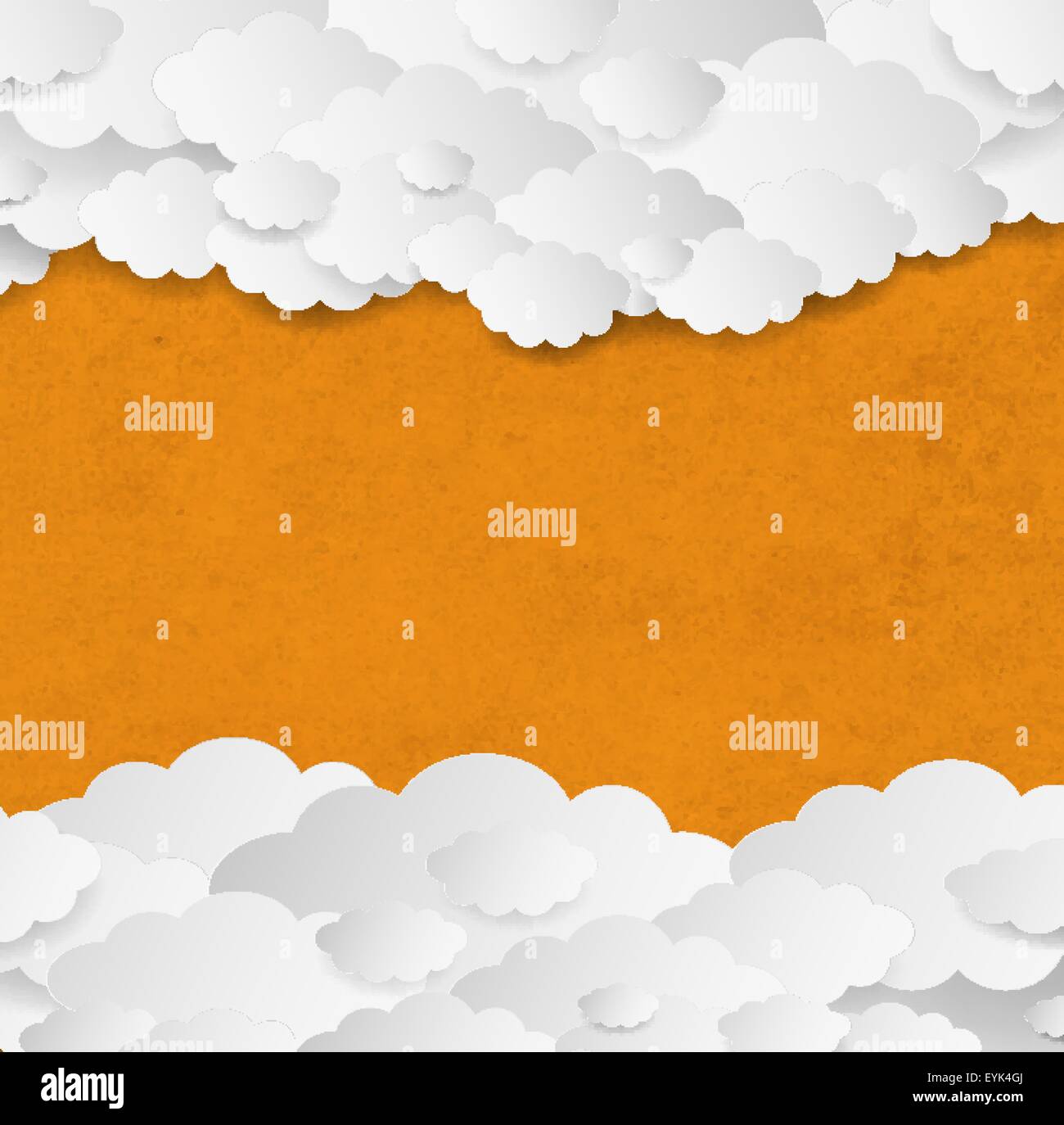 Vintage-Hintergrund mit Wolken Stock Vektor