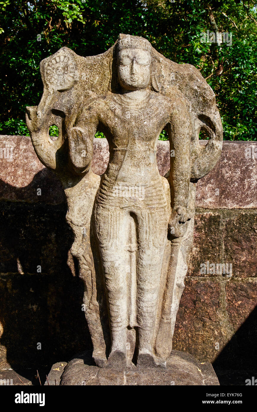Sri Lanka, Ceylon, North Central Province, antiken Stadt Polonnaruwa, UNESCO-Weltkulturerbe, Shiva-Tempel Stockfoto