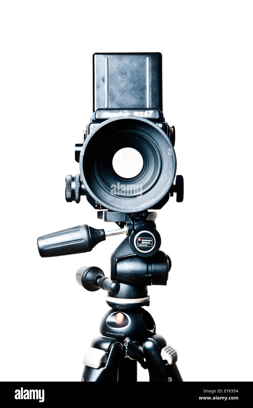 Mittelformat-Kamera Mamiya RZ67 Pro II Stockfoto