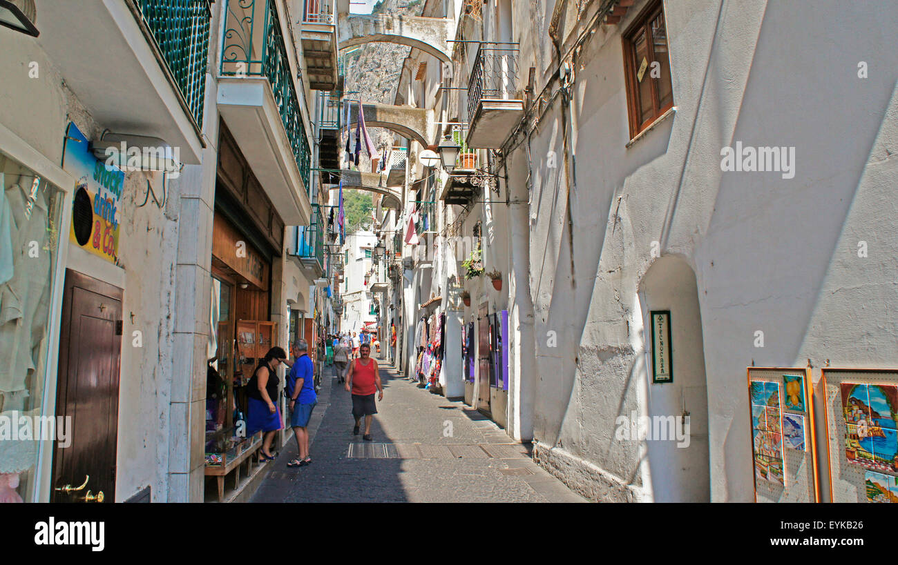 Italien Amalfi Region Kampanien Stockfoto