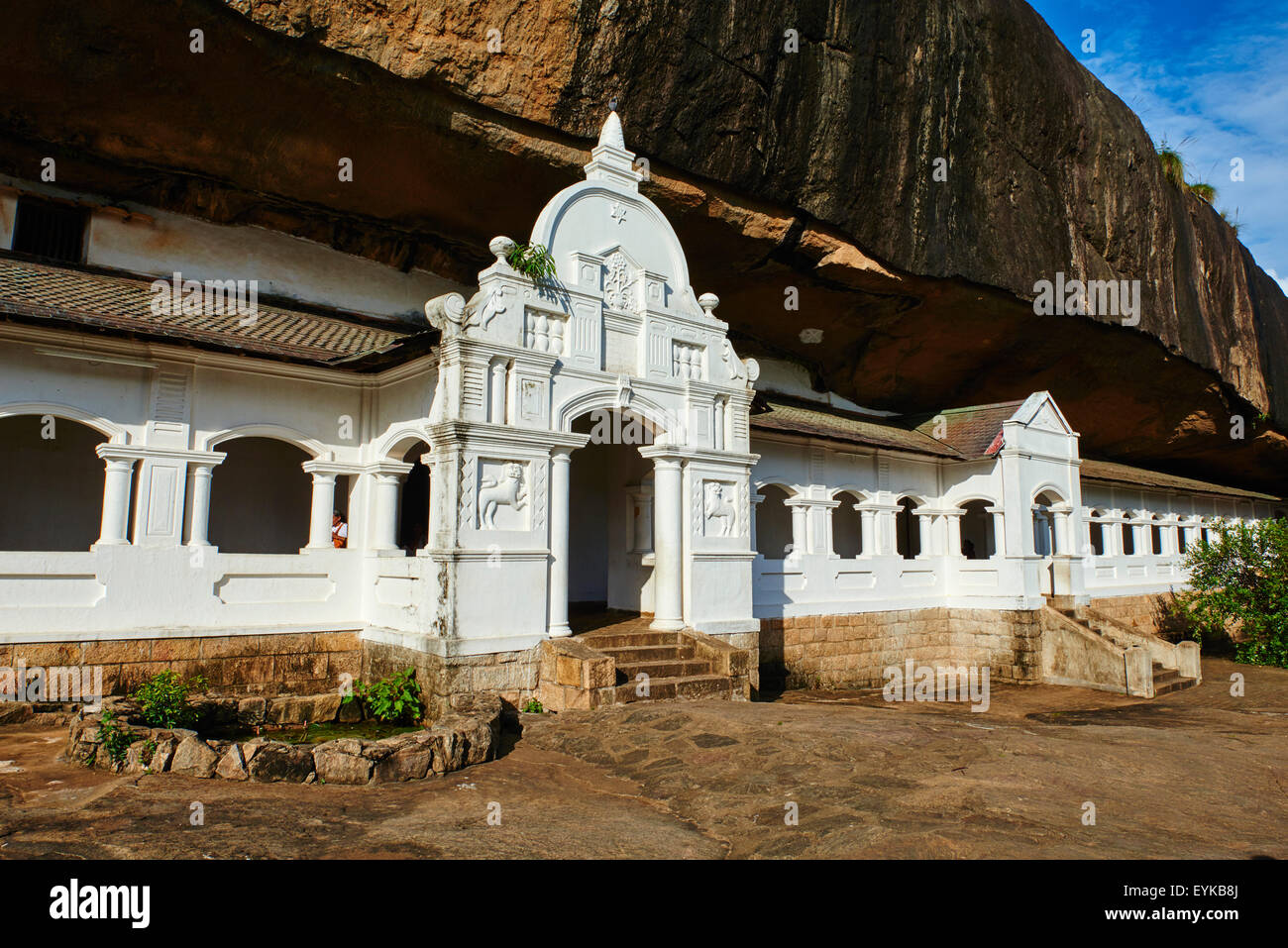 Nord-Zentralprovinz, Dambulla, Sri Lanka, Ceylon, buddhistische Höhle Tempel, UNESCO-Weltkulturerbe Stockfoto