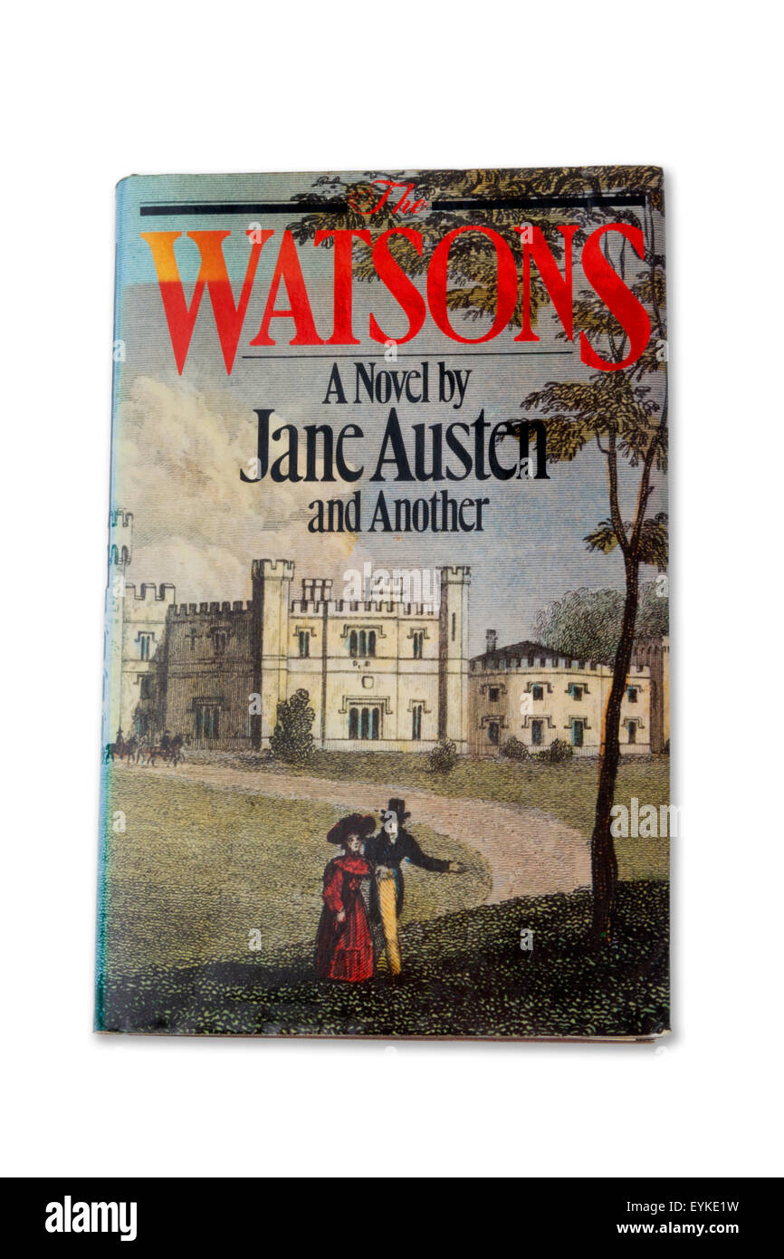 Kopie der Jane Austen Roman The Watsons Stockfoto