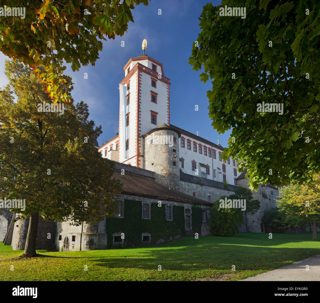 Festung Marienberg, Würzburg, Bayern, Deutschland Stockfoto